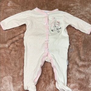 Pink and Cream Kids One Piece